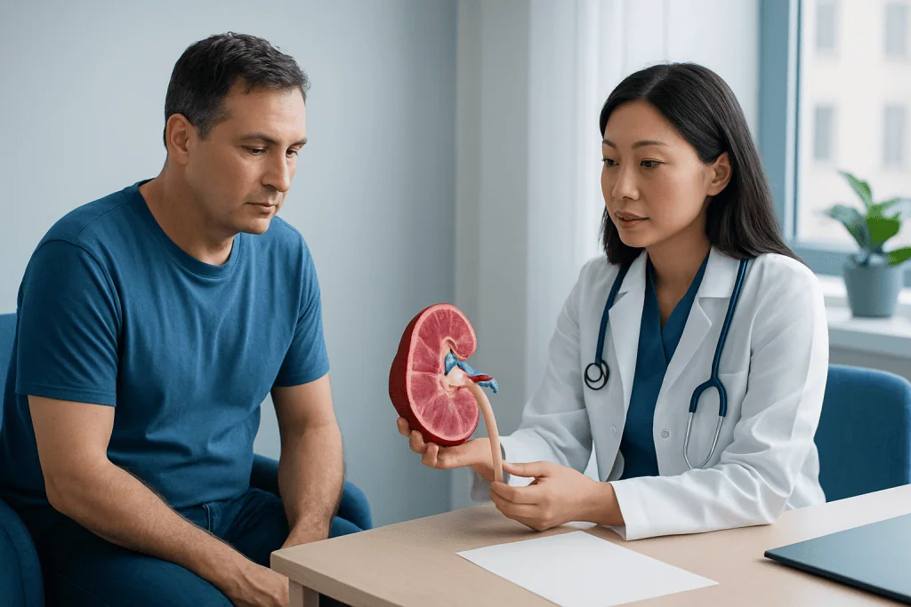 How a Kidney Becomes Bruised — bruised kidney