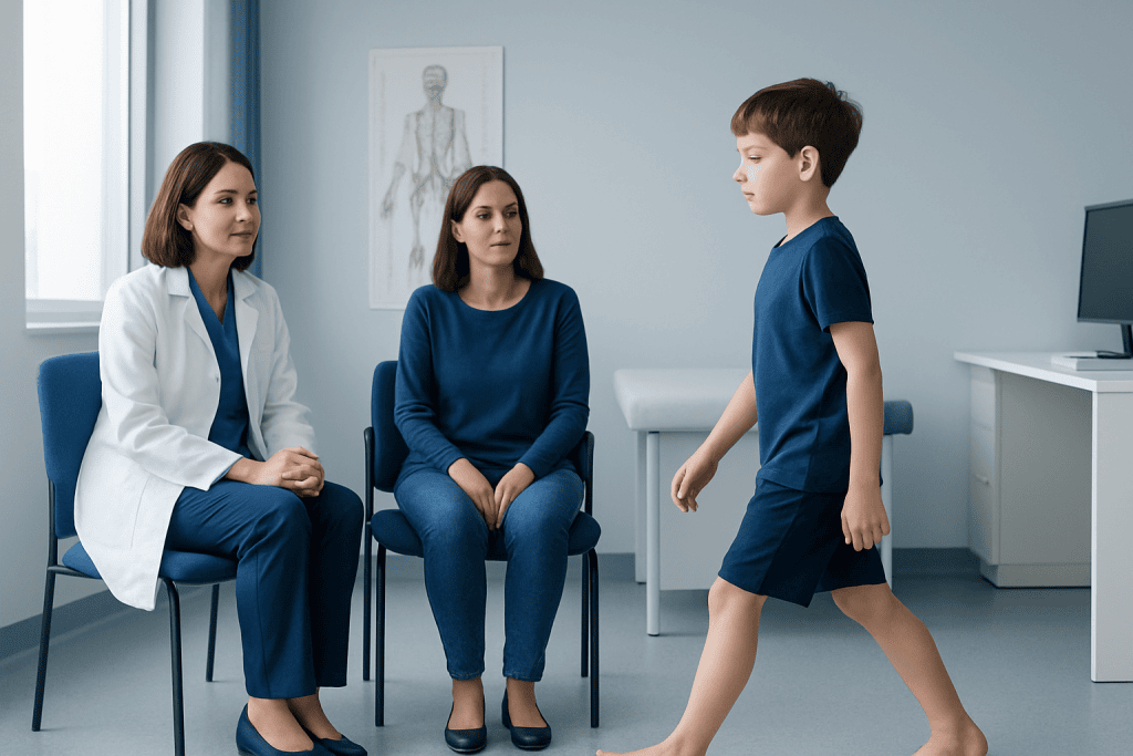 How a pediatric gait study is performed — pediatric gait treatment