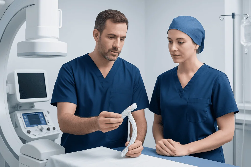 How a physician-modified graft works — pmeg procedure