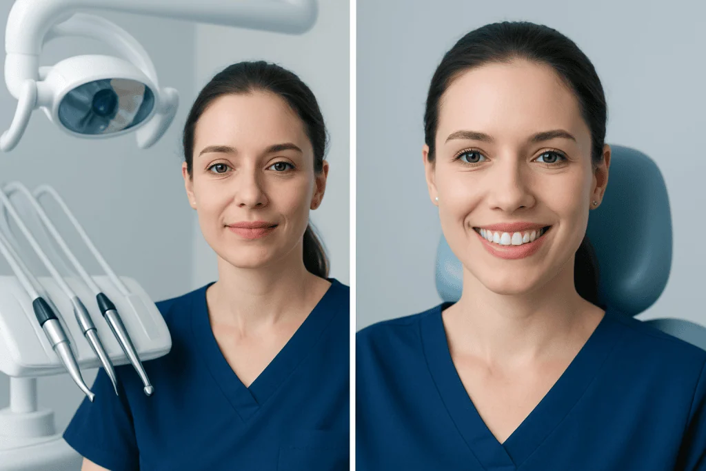 How a Smile Makeover Works — hollywood smile before and after