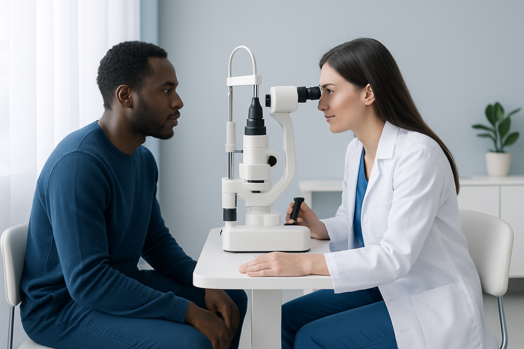 How an eye screening exam works: step by step — eye screening