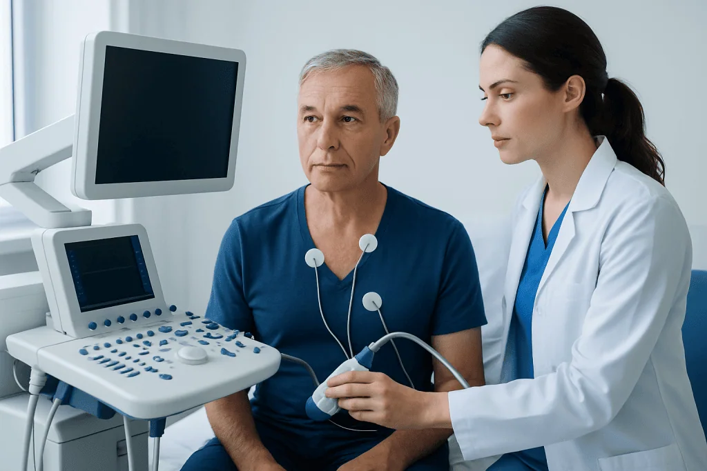 How are ejection fraction results interpreted? — ejection factor