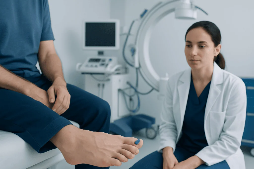 Toenails Blue: An Evidence-Based Guide for Patients 2 How Blue Toenails Can Look and Feel — toenails blue