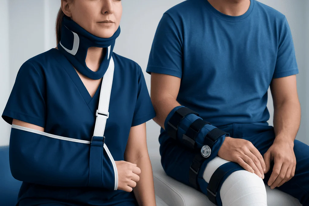 How braces and casts support healing — brace and cast