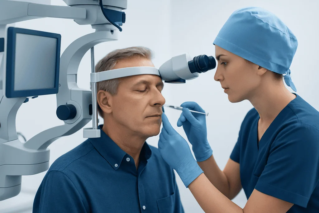 How ciliary injection differs from therapeutic eye injections — ciliary injection