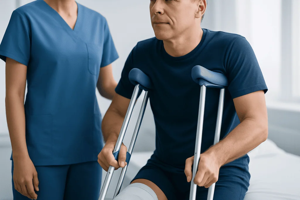How Crutches Work and Who May Need Them — crutches for knee surgery