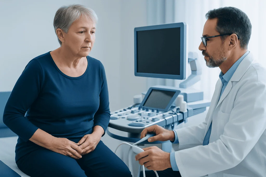 How cysts may feel — and why symptoms matter — ovarian cyst after menopause