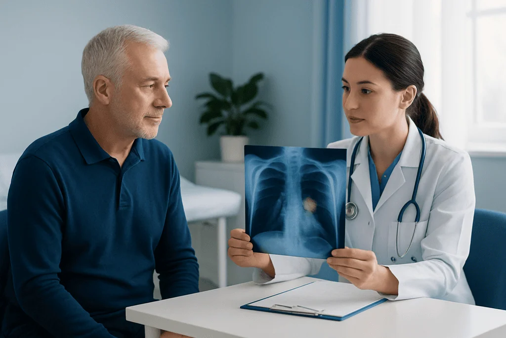 Lung Cancer Xray Pictures: Preparation, Procedure and Results 3 How Do I Prepare for a Lung Scan? — lung cancer xray pictures