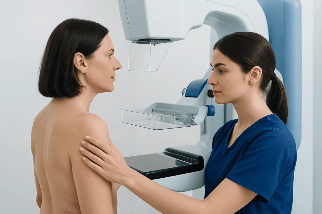 How Does Mammogram Screening Work? — screening plate