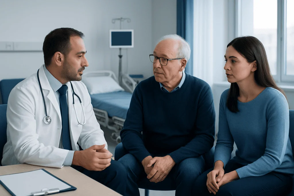 How family communication and visiting usually work — unexpected ICU stay in Turkey