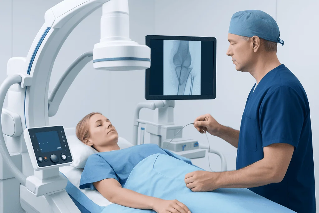How GAE Works and Who May Be a Candidate — genicular artery embolization procedure