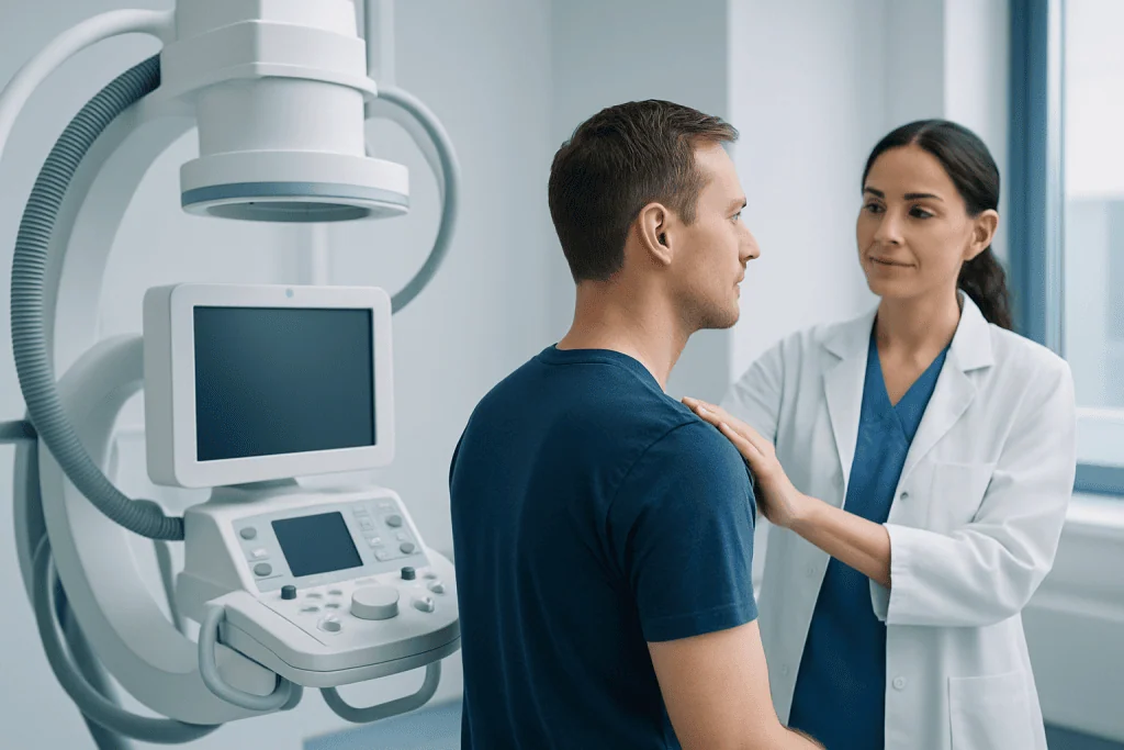 How healthy accessory nerve function appears in daily movement — accessory nerve function