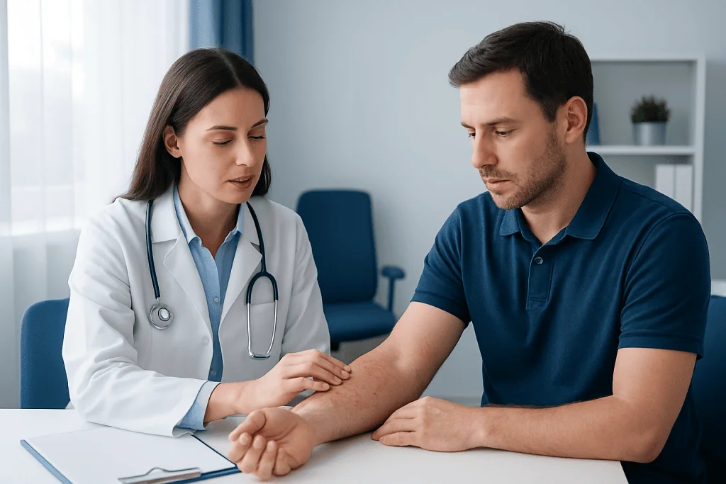 How is a rash diagnosed and who is a candidate for treatment? — treatment rashes