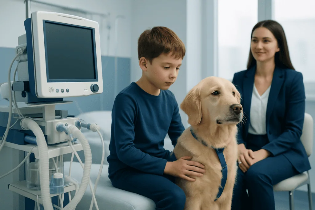 How it works: the role of the dog in a structured session — therapy dogs for autism
