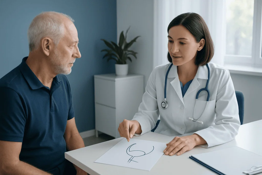 How it works, who may benefit and how placement is performed — suprapubic catheter photos