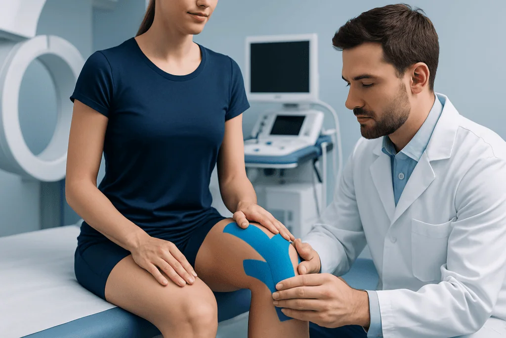 How Kinesiology Tape May Affect the Knee — kinesiology tape knee