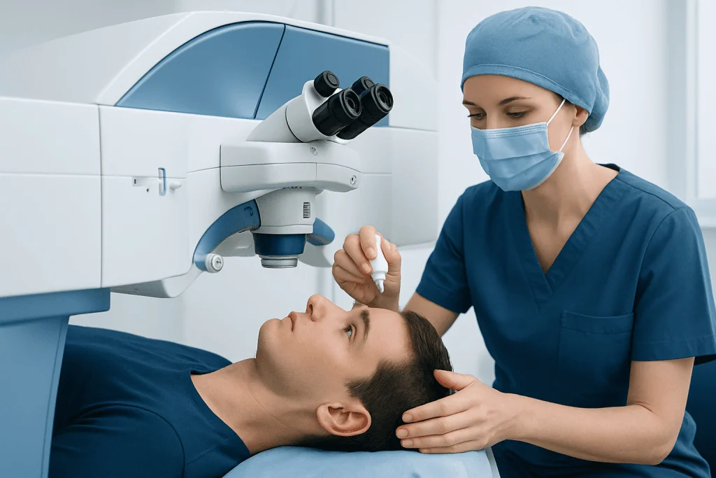 How laser eye surgery works and who may be suitable — eye drops for laser eye surgery