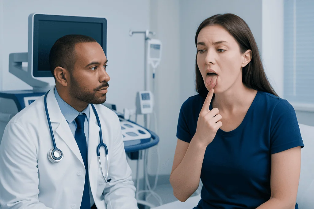 How Normal Healing Differs From Infection — infected tongue bar