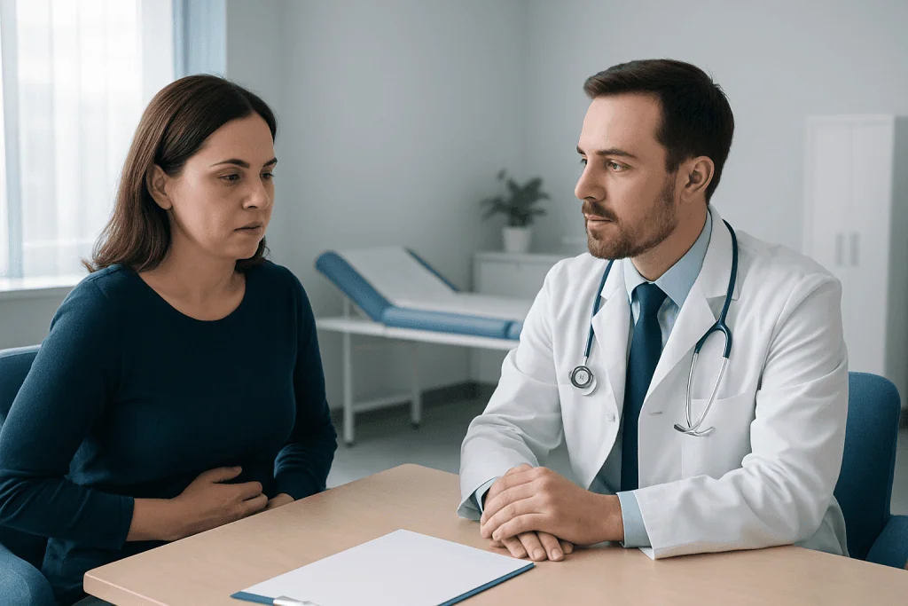How parasite-related diarrhea is diagnosed — alinia
