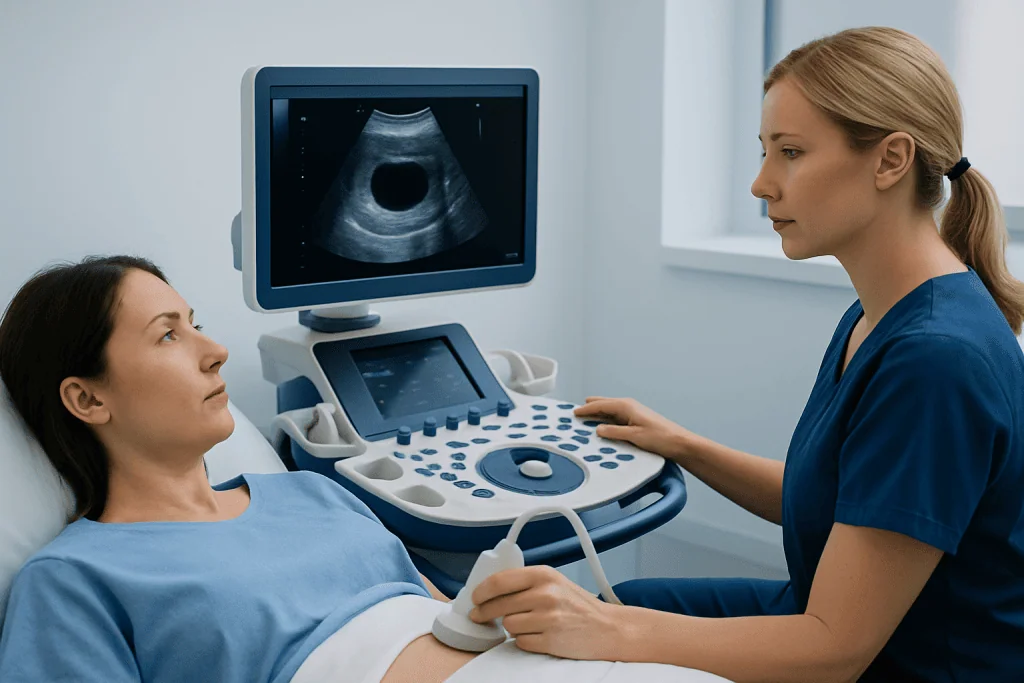 How Pelvic Ultrasound Works and Who May Need It — cyst in uterus on ultrasound