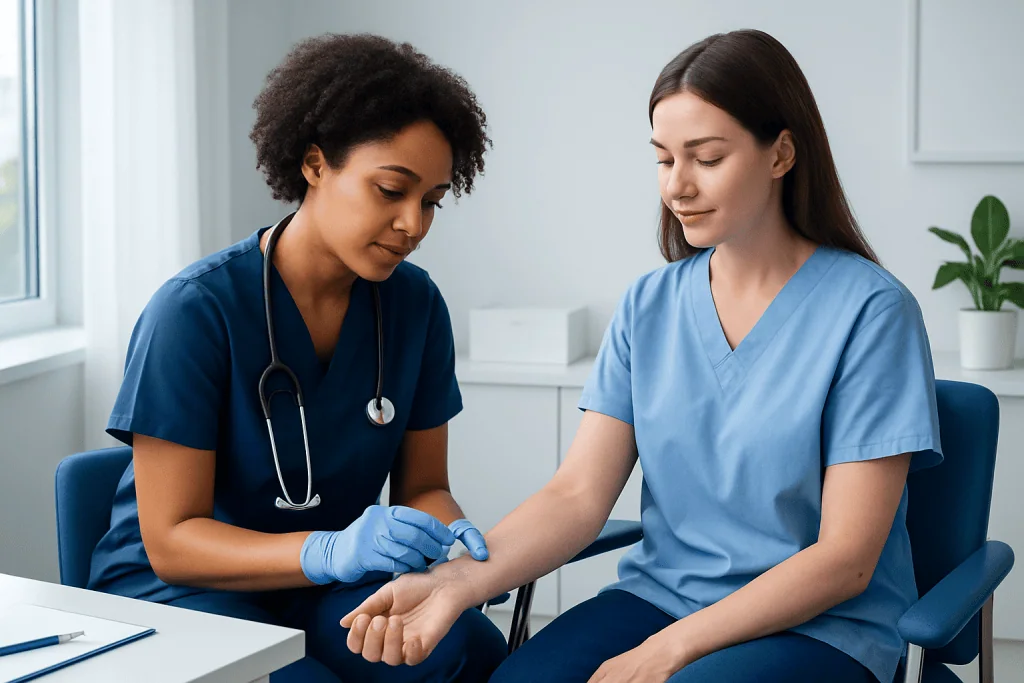 How peripheral IV insertion is performed — peripheral iv