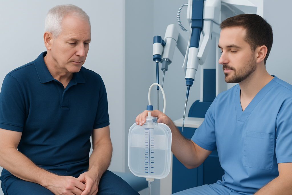 How prostate surgery affects continence — after prostate surgery bladder control