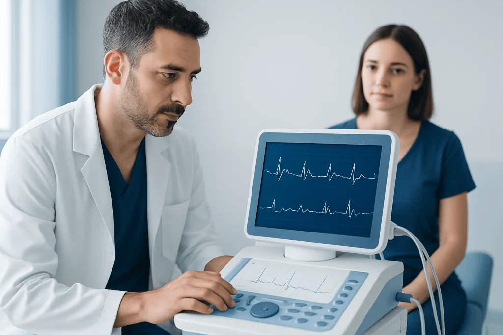 How QT and QTc Appear on an ECG Report — normal QT