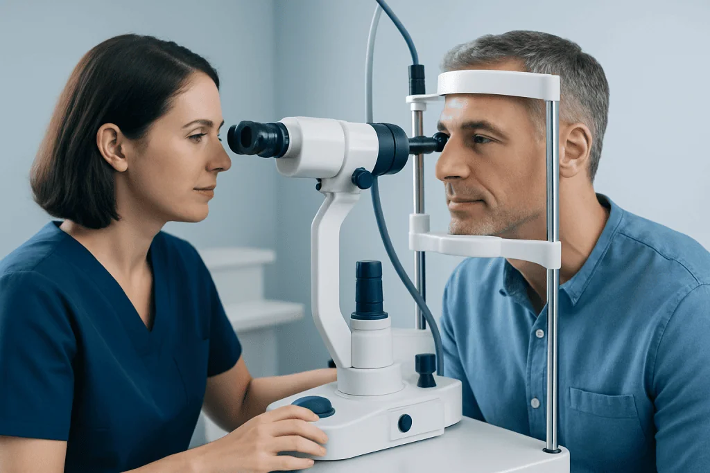 How SLT Works and Who May Be a Candidate — selective laser trabeculoplasty procedure