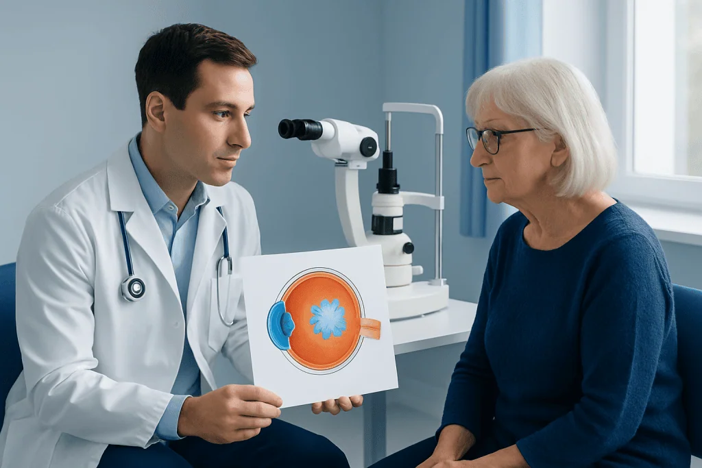 How snowflake cataracts are diagnosed — snowflake cataract