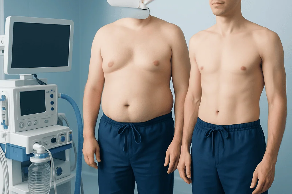 How Surgery Changes the Chest Contour — gynecomastia surgery before and after