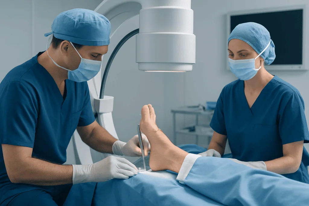 How Surgery Restores Foot Alignment — operation for fallen arches