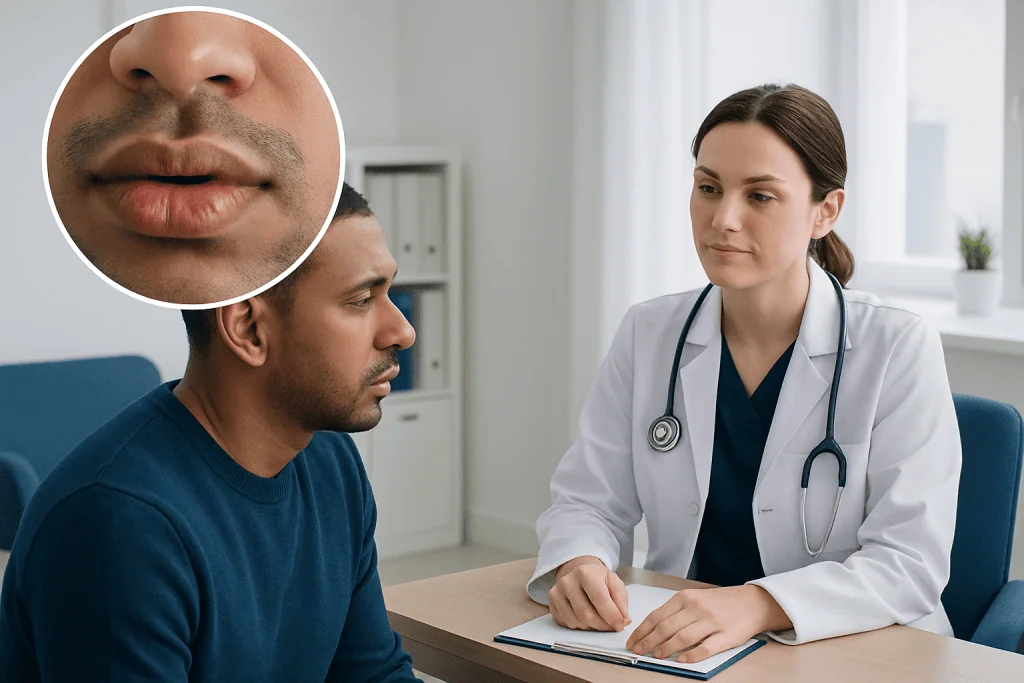 How Syphilis Reaches the Mouth — mouth syphilis sores