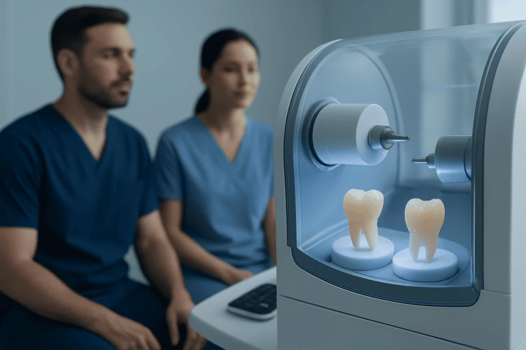 How the materials differ — zirconia crowns vs porcelain crowns
