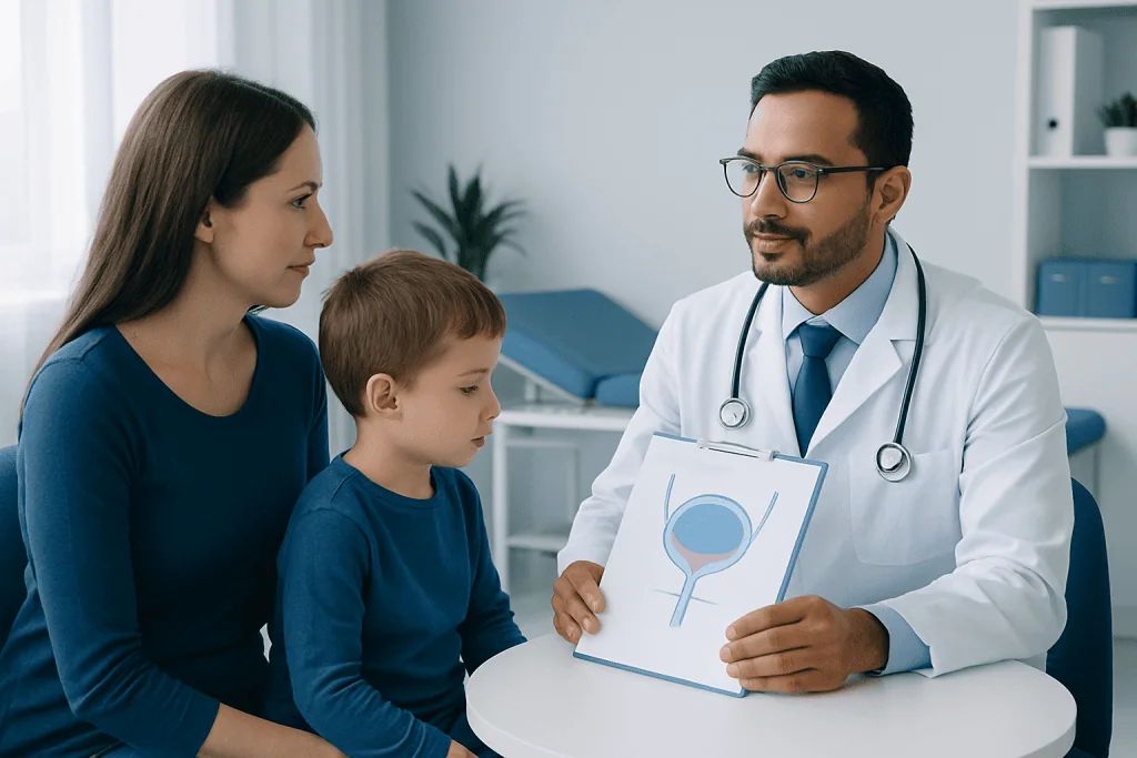 How the Procedure Is Performed — vesicostomy
