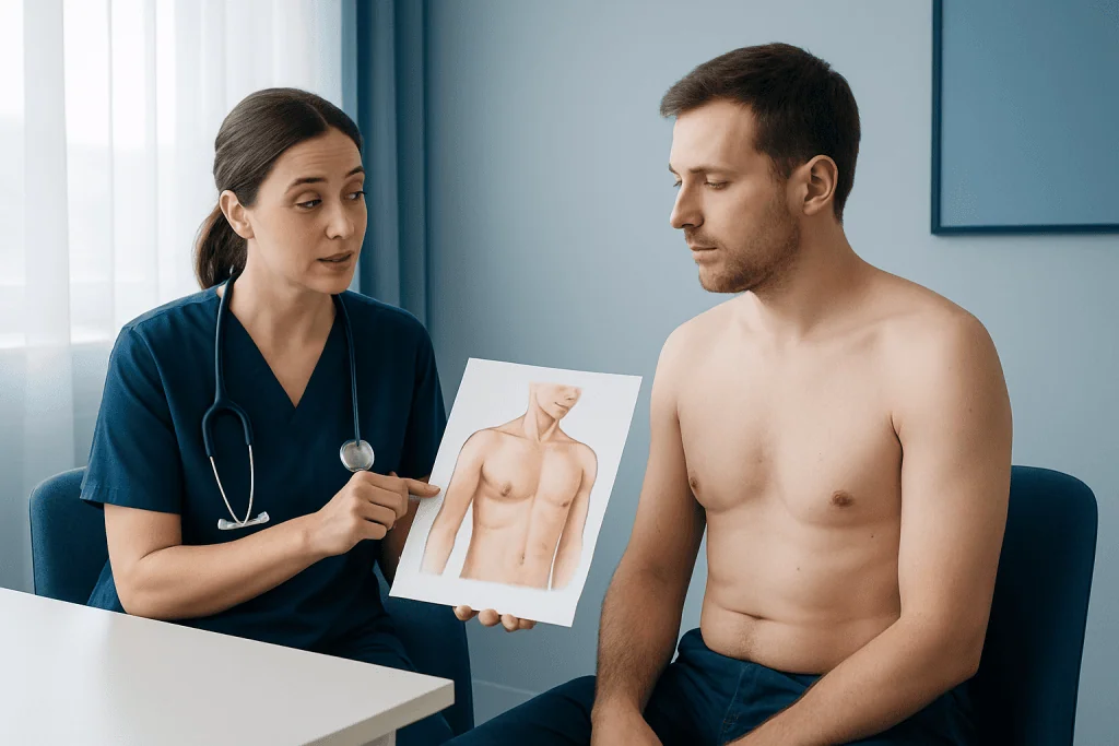 How the Procedure Is Performed — male mastectomy