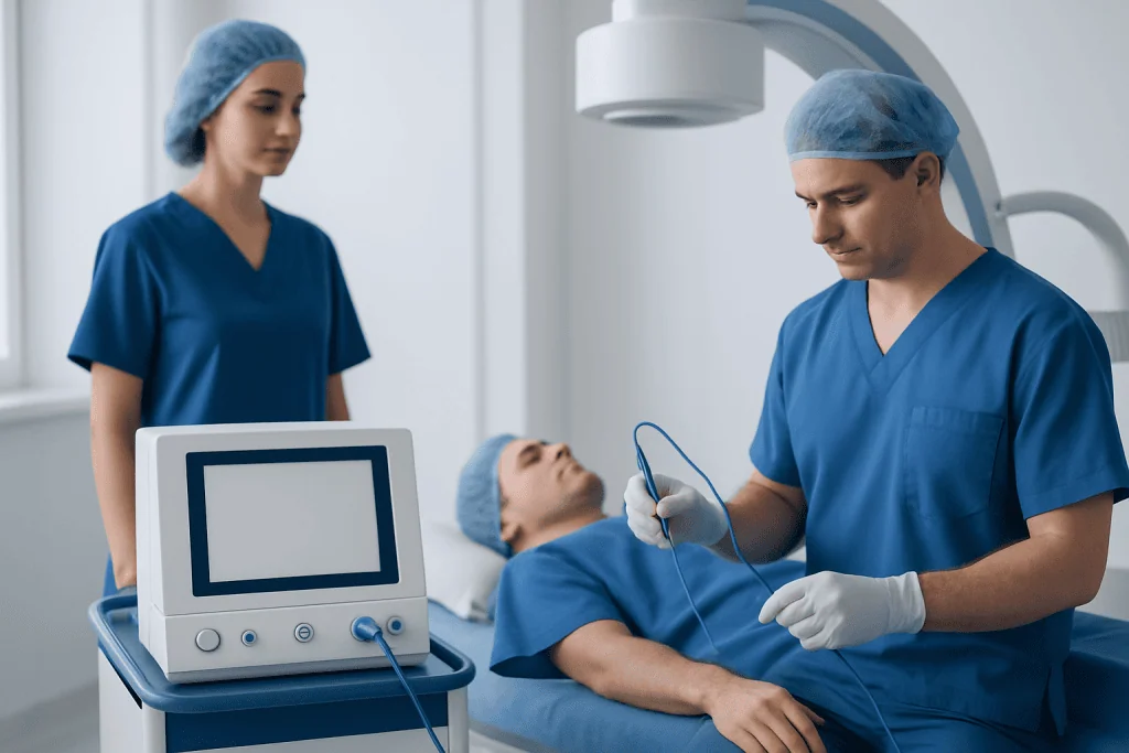 How the procedure works — fulguration