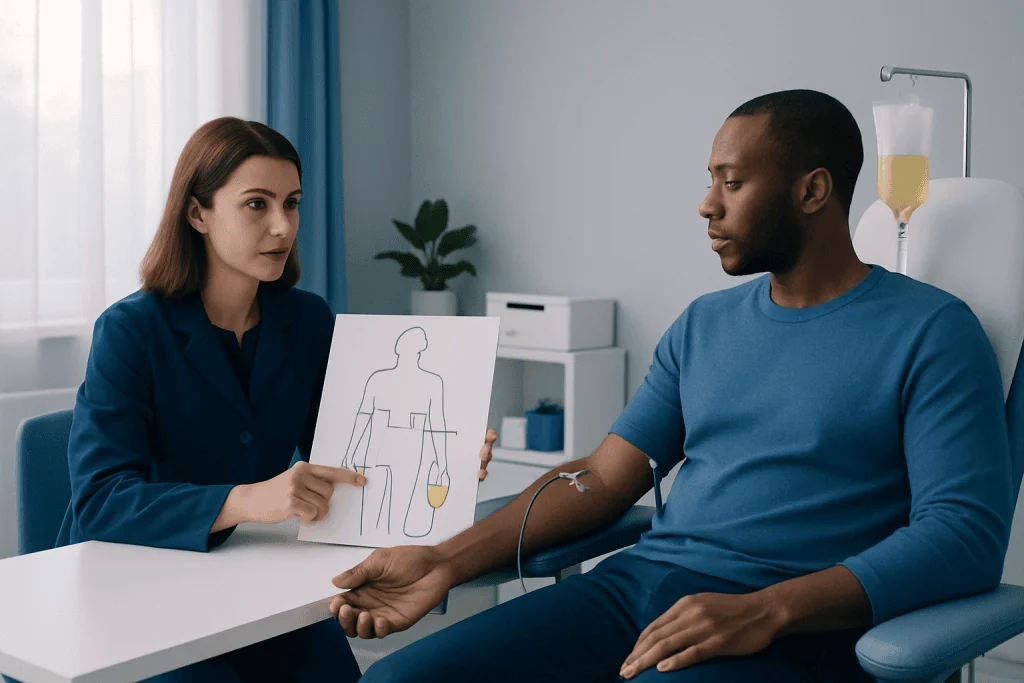 How the procedure works — plasma exchange
