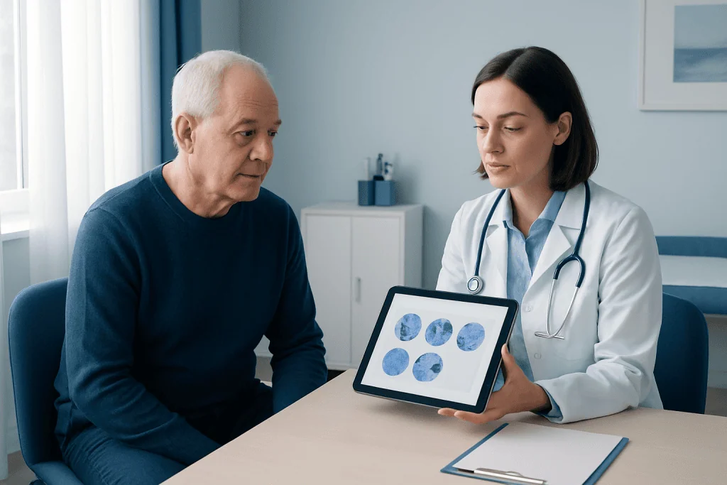 How the Procedure Works: From Sample to Slides — bone marrow biopsy slides