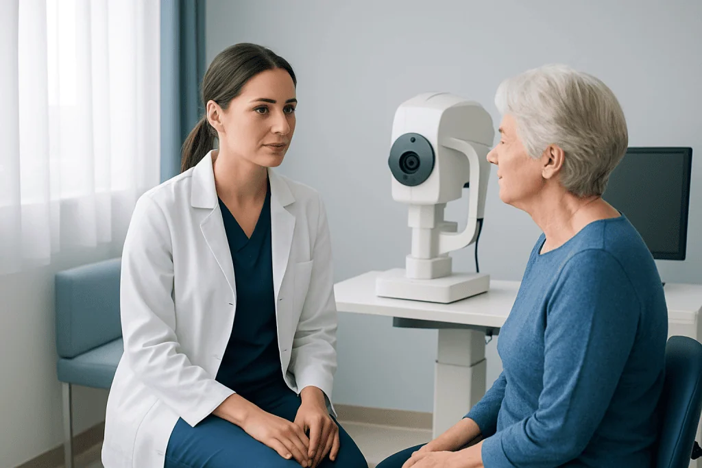 How the test works and what to expect — oct macula