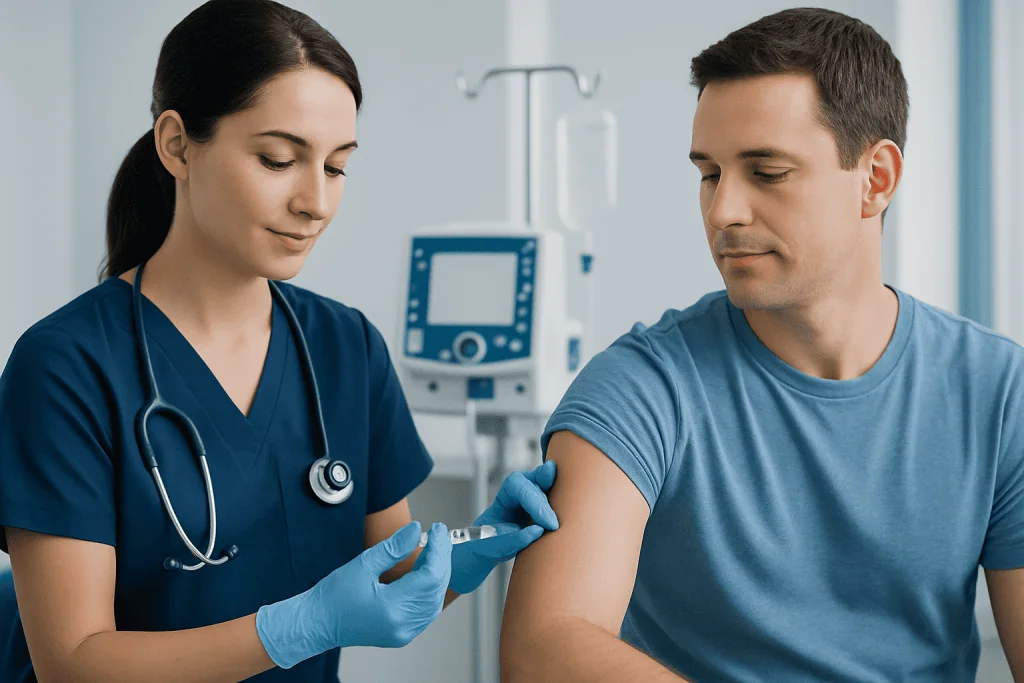 How the typhoid vaccine injection works — typhoid injection