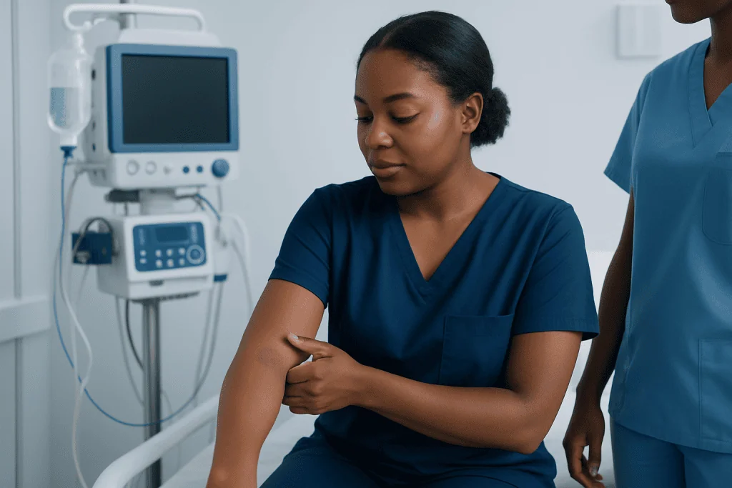 How to Identify a Bruise When Color Changes Are Subtle — bruises on black skin
