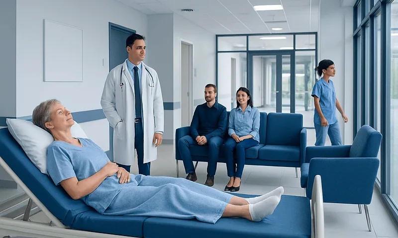 Ibt Therapy: How It Works, Results and What to Expect 16 Doctor consulting with elderly patient in hospital room.