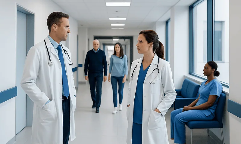 Losartan vs Valsartan: Key Differences and How Doctors Tell Them Apart 5 Medical team discussing patient care in hospital corridor.