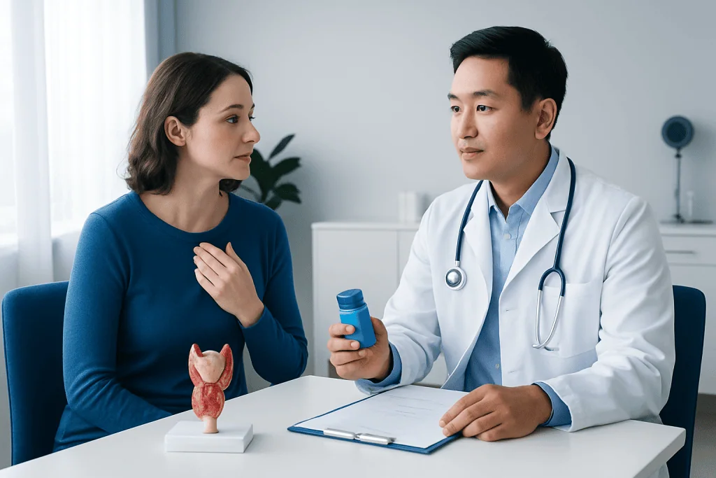 Monitoring and medication options — thyroid nodules treatment