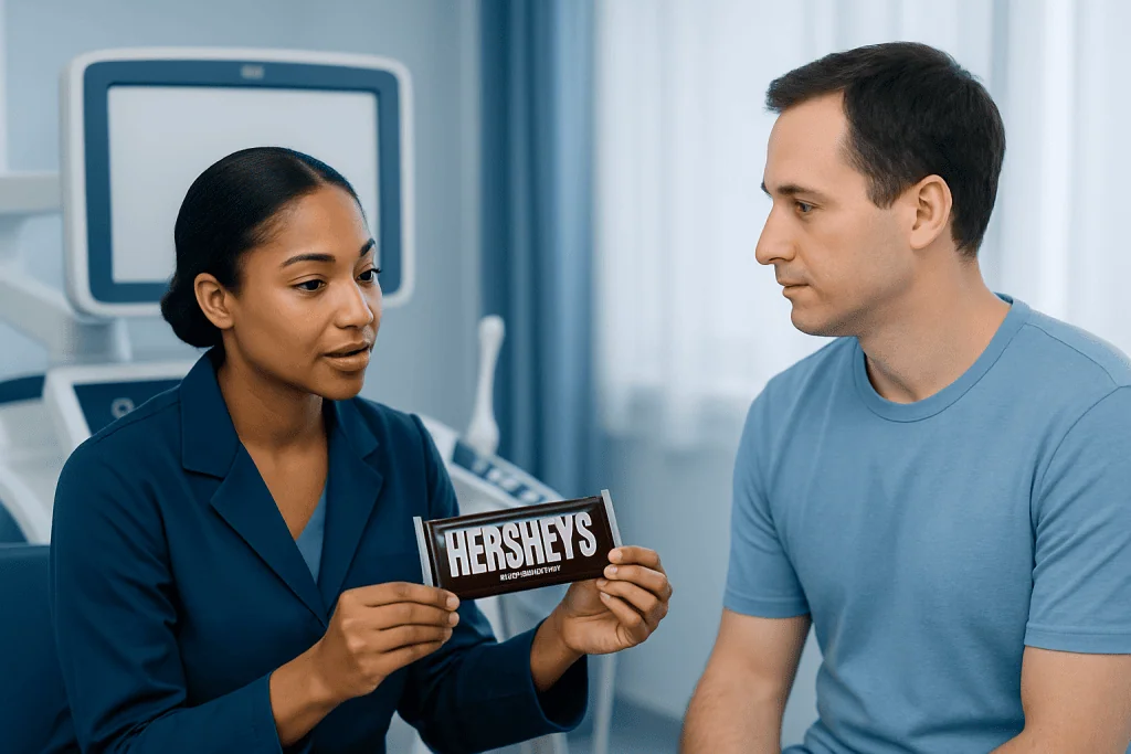Nutrition Profile and Portion Awareness — hershey milk chocolate bar