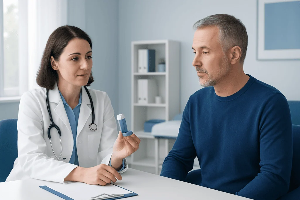 Official dose context: why the exact dose should come from the label or clinician — albuterol inhaler dose for adults
