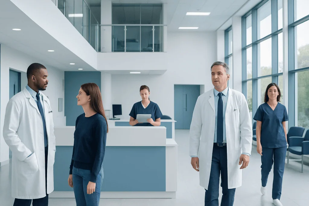 Is Lisinopril a Diuretic? A Doctor-Reviewed Answer 1 Medical team discussing patient care in modern hospital lobby.