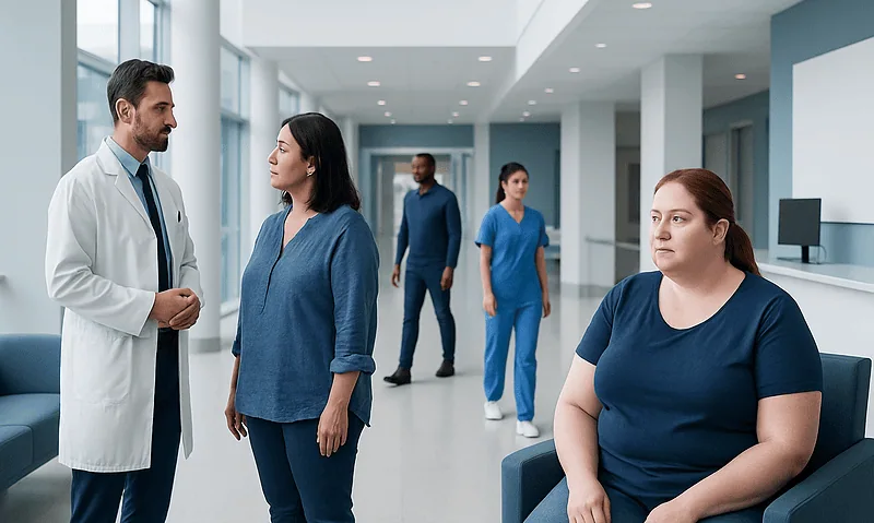 Not Losing Weight on Zepbound: A Complete Medical Overview 8 Medical consultation at Acibadem Hospital with healthcare professionals and patient.