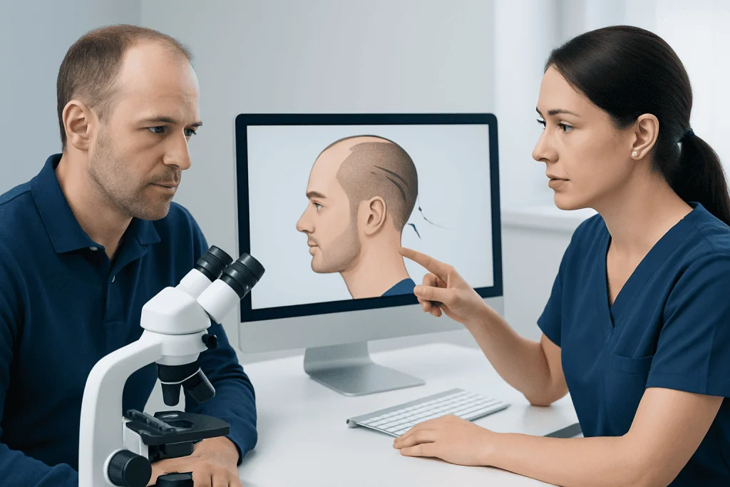 Planning the hair transplant procedure — hair translpant