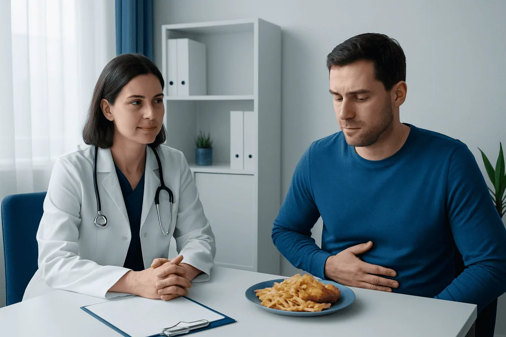 Possible Effects on Digestion and Daily Comfort — greasy food